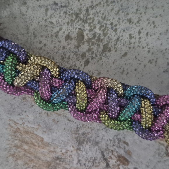 Coach Crystal Rainbow Signature Tabby Shoulder/Crossbody Bag - Picture 16 of 16